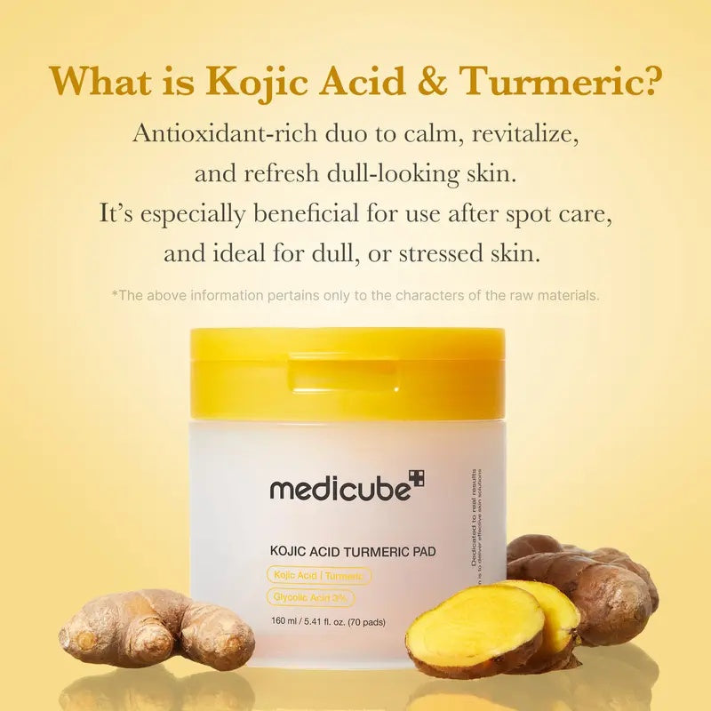 [medicube] Smooth & Clear Body Care Set | Hypochlorous Acid Body Peel Shot, Kojic Acid Turmeric Body Wash, Toner Pad, Toner, Mist | Exfoliating for Dead Skin Cells & Excess Sebum & Clearing for After Spots, Texture & Uneven Skin Tone | Korean Beauty